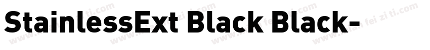StainlessExt Black Black字体转换